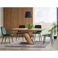 Scaun Tapitat IRYS VELVET Genarom SN Albastru / Bluvel 86